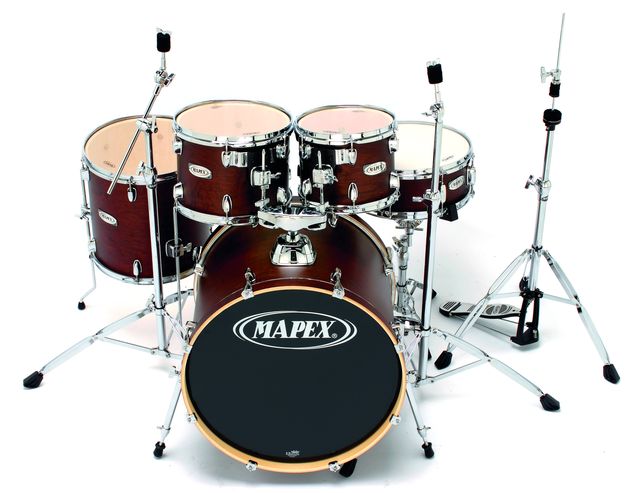 blank The VX Jazz bass drum retains the generous 18" depth.